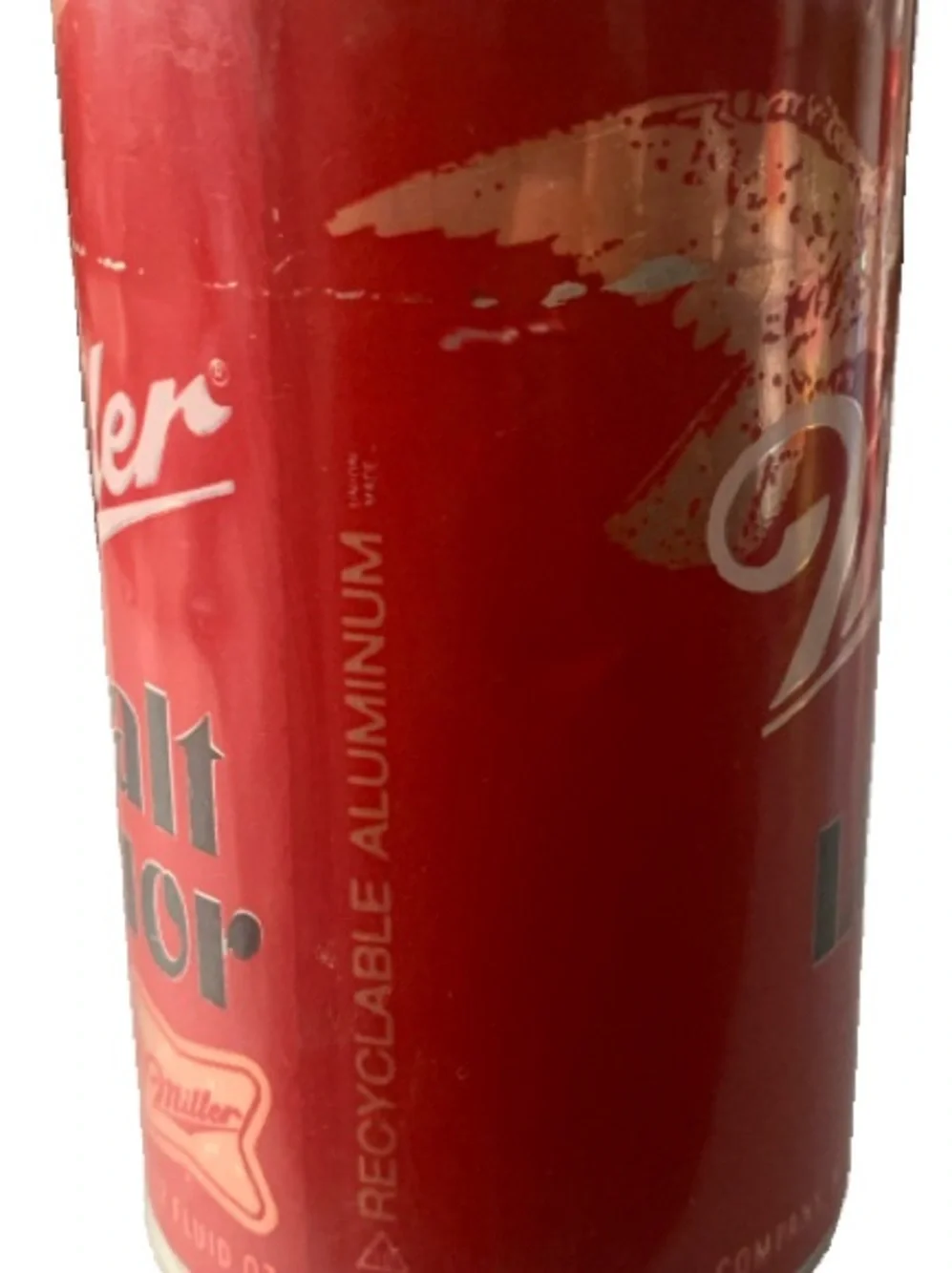 Vintage Beer Can Miller Malt Liquor Empty Aluminum Can
